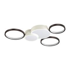 5253/80CL LEDIO LN26 291 белый, черный Люстра потолочная диммир. с ДУ LED 80W 220V NORBERT