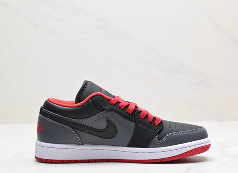 Air Jordan 1 Low 'Black/Grey/White/Red' 