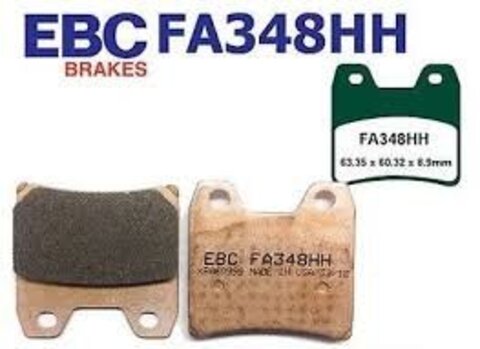 Тормозные колодки EBC FA348HH для Yamaha FZS 1000