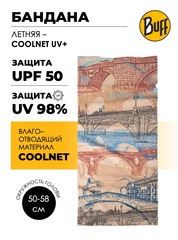 Бандана Buff CoolNet UV Camino Puentes Cloud