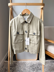 Новый жакет из льна с вискозой Zara, S