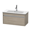 Duravit Ketho KT642303131 База под раковину 410x800x385, 1 выдв.ящик, цвет сосна серебристая