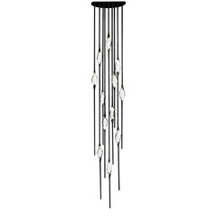 Подвесной светильник Pezzo 12 pearl black