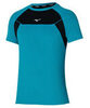 Мужская беговая футболка Mizuno DryAeroFlow Tee синяя - 1
