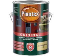 Пропитка декоративная для защиты древесины Pinotex Original база BW 2,7 л.