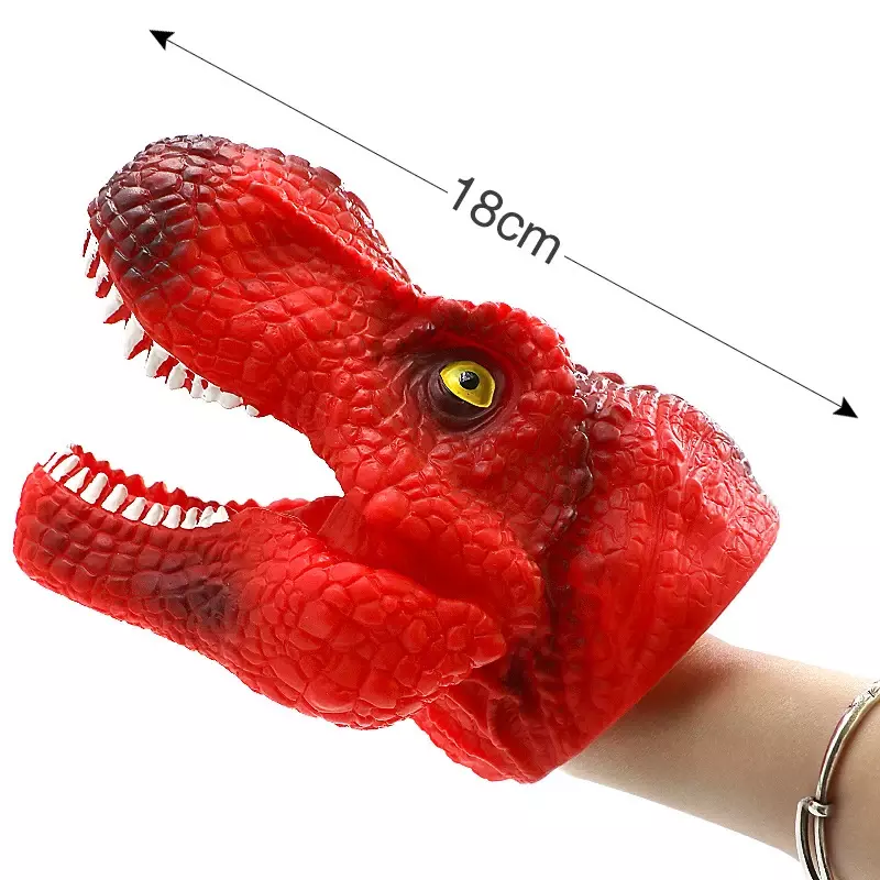 Динозавр Акула Крокодил игрушка перчатка на руку