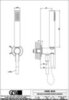 Gessi Inciso 58123#727 Душевой комплект Brass Brushed PVD