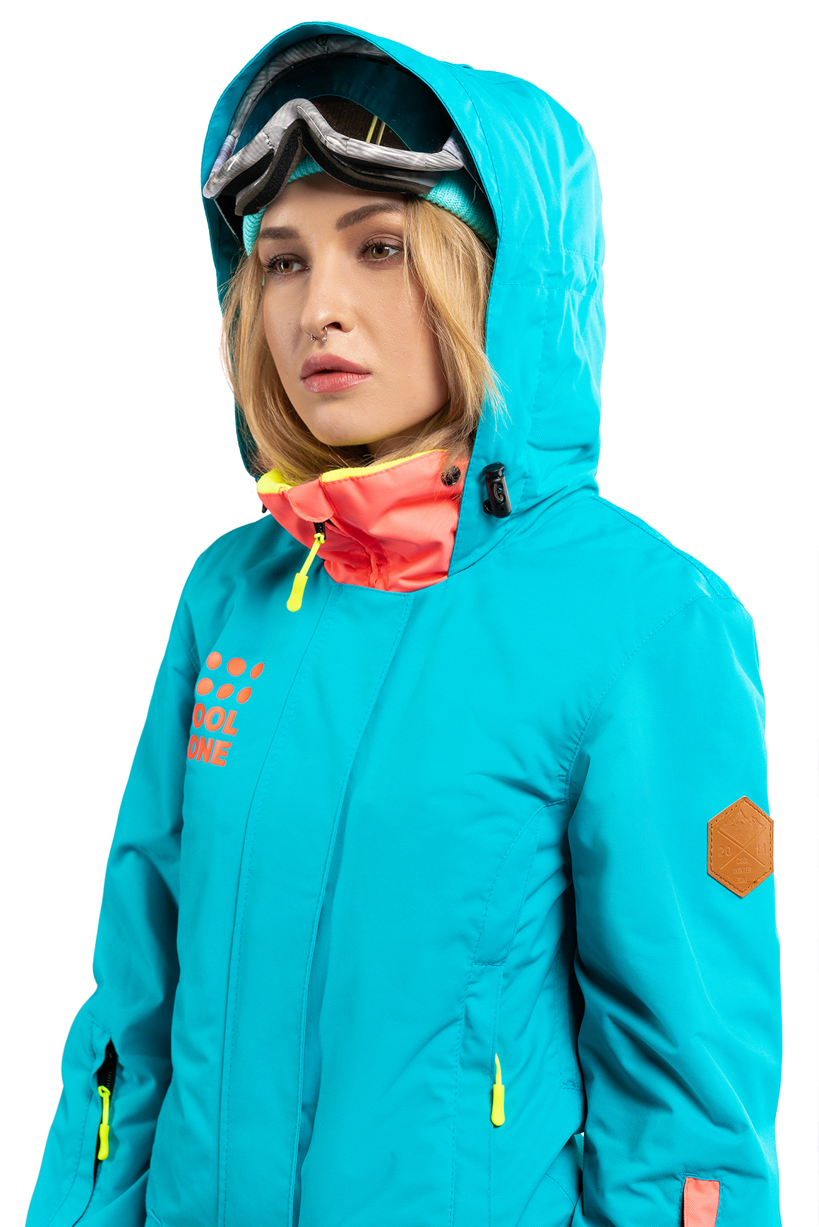 COOL ZONE 19 Twin One Colour женский сноубордический комбинезон - 3