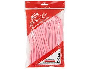 Шар Э ШДМ 260/ 5*150 см, Фэшн Светло Розовый (Pretty Pink 240), 100 шт.