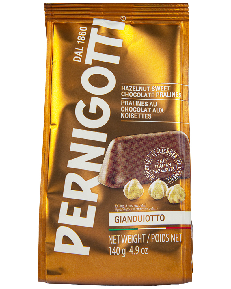 Конфеты шоколадные Pernigotti пралине Gianduiotto Classico 140г