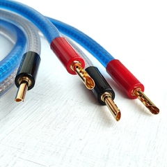 DAXX S90 Акустический кабель 10AWG (5.3мм.кв.) гибридный: медь + посеребренная медь -готовая пара-