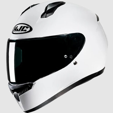 Шлем (интеграл) HJC C10 белый глянцевый L