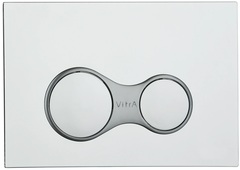 VitrA Sirius 740-0480 Клавиша смыва для унитаза, хром глянцевый фото