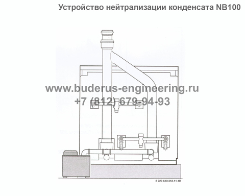 ОРИГИНАЛ Устройство нейтрализации конденсата NB100 Buderus Арт.7719001994