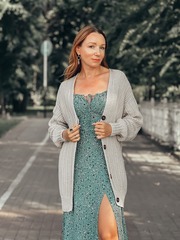 Мастер-класс по вязанию спицами кардигана 