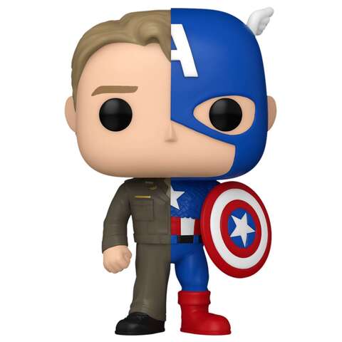 Funko POP! Bobble Marvel Split Steve Rogers/Captain America (1431)