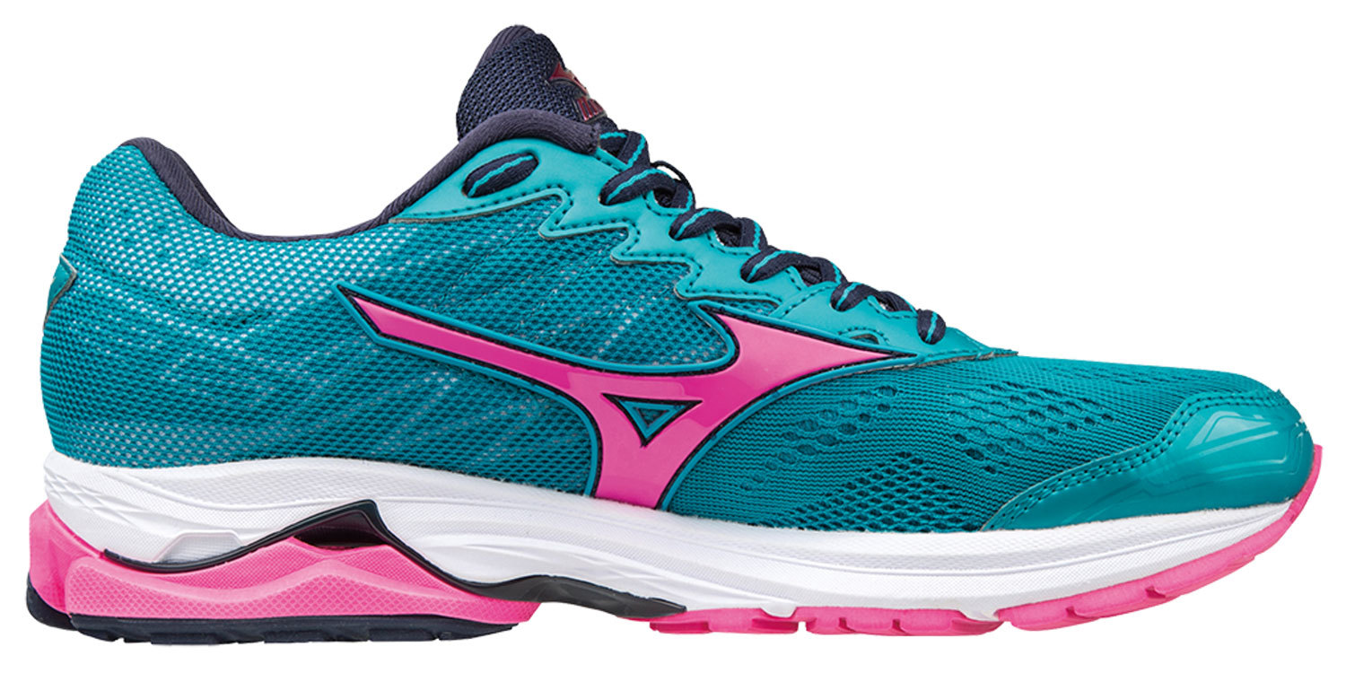Беговые кроссовки женские Mizuno Wave Rider 20 бирюзовые
