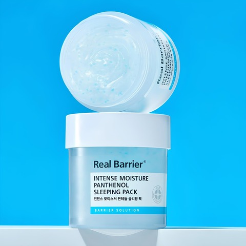 млReal Barrier Intense Moisture Panthenol Sleeping Pack, Капсульная ночная маска с 5% пантенола, 70 мл