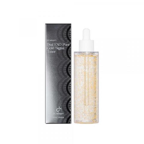 Тонер увлажняющий с двойными экзосомами и золотом Dr.Reborn Dual Exo Pure Gold Signal Toner
