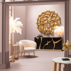 Светильник напольный Feather Palm White 165 см