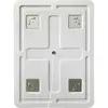 BelBagno SPC-MAR-600-800-LED-3000K-TCH-WARM Зеркало с встроенным светильником, сенсорным выключателем и подогревом, 12V, 220-240V, 600x30x800