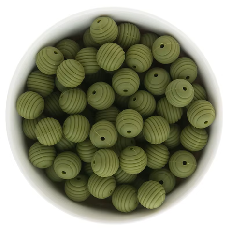 Заглушки для спиц Lotus Yarns Шар оливковый, 1 пара