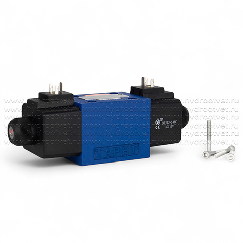Фото 4WE10W31/CW110-50N9K4 - Гидрораспределитель золотниковый Ду 10 с электроуправлением W110, схема W (84А), возврат - пружинный