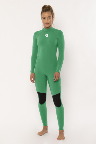 7 Seas 3/2 Back Zip Full Suit Camp Green