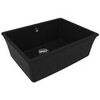 Lemark Sinara 9910073 Кухонная мойка 540-U подстольного монтажа из кварцгранита цвет: Антрацит