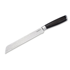 Фото Нож кухонный для хлеба Boker Meisterklinge, сталь дамаск, рукоять дуб