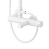 Cezares LEAF-CVDA-30-L-MM Душевая система со смесителем и изливом на ванну, цвет: хром