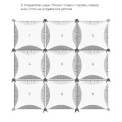 Шар Аг 16''/41 см, Мини-Блок, Серебро, 1 шт.