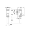 GROHE Rondo 37141000 Внешнее смывное устройство для унитаза нажимное