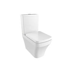 Creavit Solo SO361-11CB00E-0000 Унитаз напольный безободковый, цвет: белый фото
