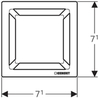 Geberit Square 154.312.00.1 Накладная панель для трапа