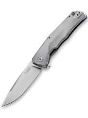 Фото Нож складной LionSteel T.R.E. Blue Titanium, TRE BL, сталь M390, рукоять титан