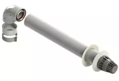 Комплект коаксиального дымохода Ariston 60/100 750мм горизонтальный