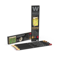 Weathering Pencils Chipping & Aging Set