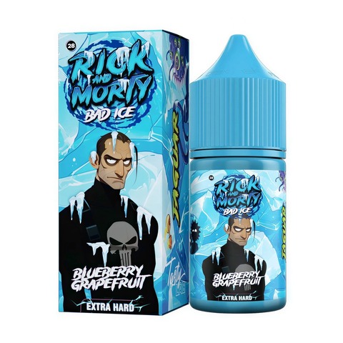Rick & Morty Bad Ice Salt 2% Extra HARD 30 ml - Черника Грейпфрут