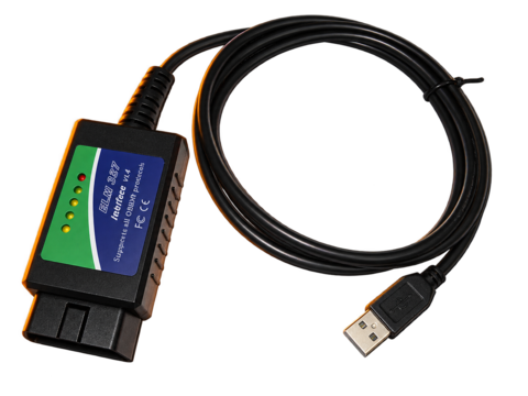 ELM 327 v.1.4-1.5 Green USB