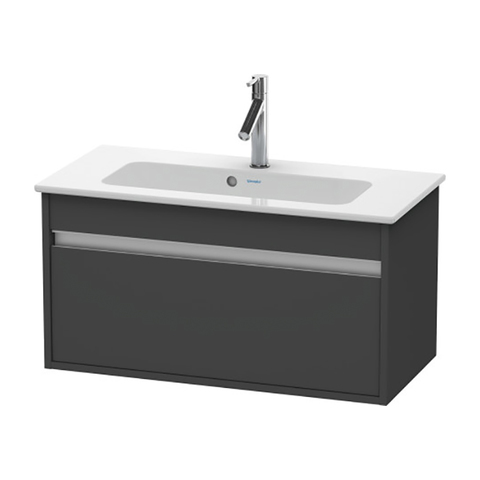 Duravit Ketho KT642304949 База под раковину 410x800x385, 1 выдв. ящик, цвет графит матовый