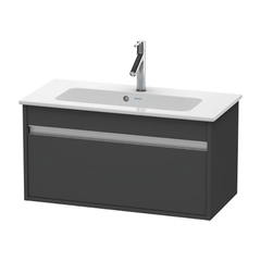 Duravit Ketho KT642304949 База под раковину 410x800x385, 1 выдв. ящик, цвет графит матовый фото