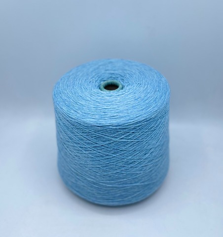 Zegna Baruffa (пр.Италия), art-Kent , 2/18 900м/100 гр. 100% Меринос, цвет-Голубой меланж(82/12) ,арт-28663