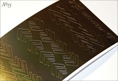 Металлизированные наклейки Arti nails Stiker цвет золото №15 Металлизированные наклейки Arti nails Stiker цвет золото №15