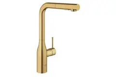 GROHE Essence 30504GN0 Смеситель для кухонной мойки с вытяжным изливом 2jet, холодный рассвет матовый фото