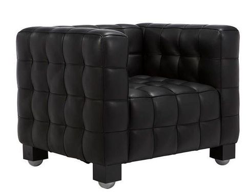кресло kubus armchair ( кожа) (by Steel Arts)