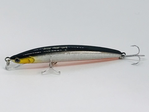 Воблер Arrow Head 120мм ( sinking/тонущий) 20г цвет AM-10 Gray Gold Eyes (реплика).