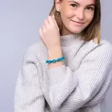 Звено каучук Х " Бирюзовый "