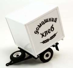 Trailer UAZ Van delivery of products, spare parts, goods 1:43 Agat Mossar Tantal