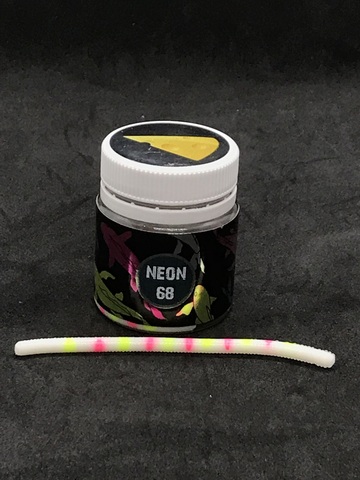 NEON 68 Доширак VIP 90 мм (8 шт) белый лимонная розовая точка продажа от 2 шт.